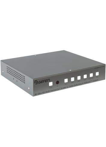 Gefen EXT-4K600A-MF-51-HBTLS | Skaler 4K, mikser prezentacyjny, auto switcher, 5 x 1, HDMI, DisplayPort, VGA, HDBaseT Gefen - 1