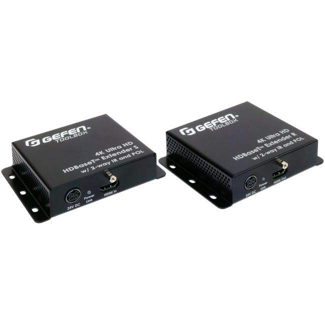 Gefen GTB-UHD-HBTL | Przedłużacz HDMI 4K UHD, 2-kierunkowej podczerwieni i POL przez HDBaseT (Cat5e) do 70 metrów Gefen - 1