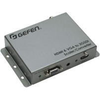 Gefen EXT-HDVGA-3G-SC | Konwerter wideo z HDMI i VGA na 3G-SDI, generator sygnałów testowych wideo, kalibracja obrazu, skaler Ge
