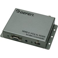 Gefen EXT-HDVGA-3G-SC | Konwerter wideo z HDMI i VGA na 3G-SDI, generator sygnałów testowych wideo, kalibracja obrazu, skaler Ge