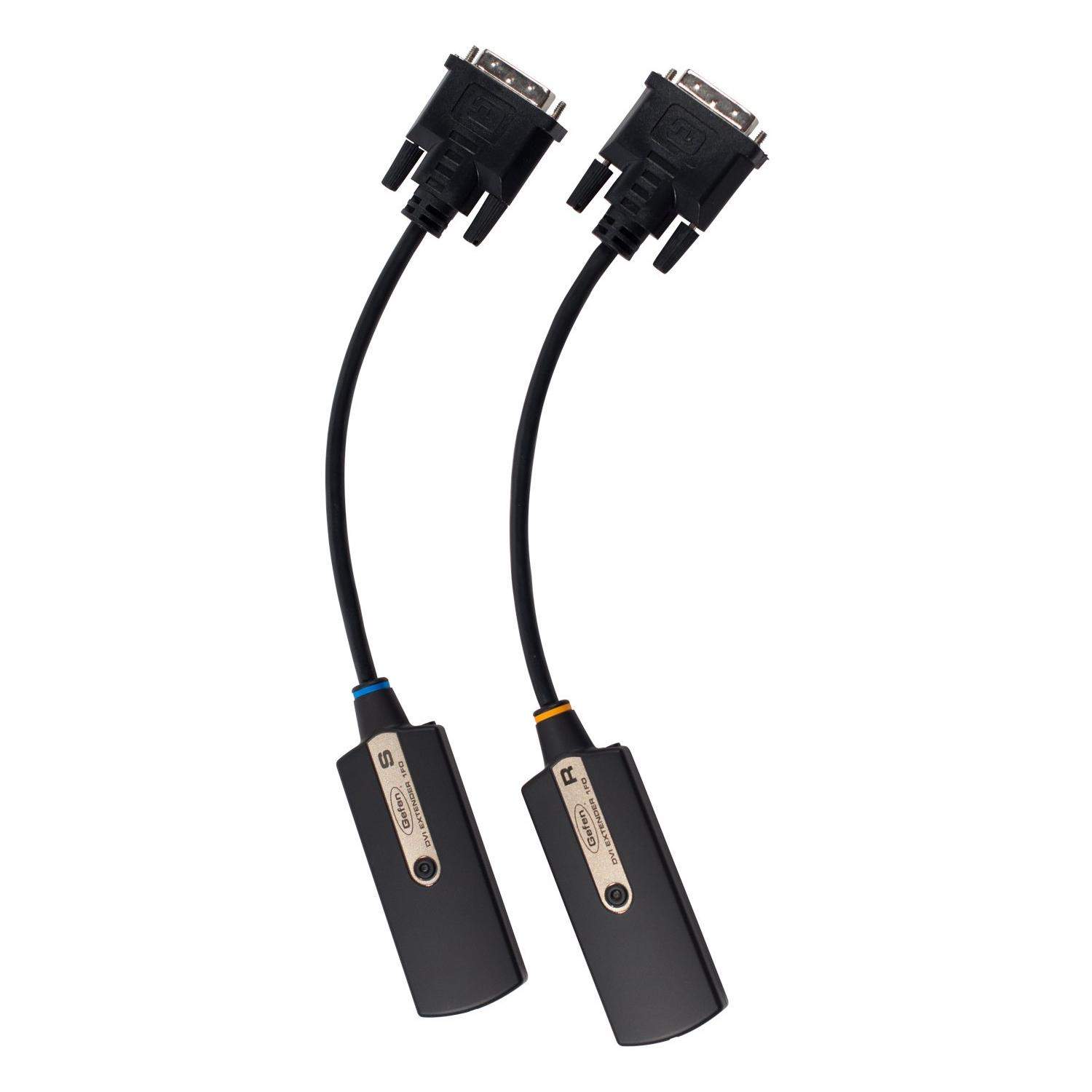 Gefen EXT-DVI-CP-FM10 | Przedłużacz DVI przez światłowód, extender DVI przez fiber optic, odległość do 1000 metrów Gefen - 1