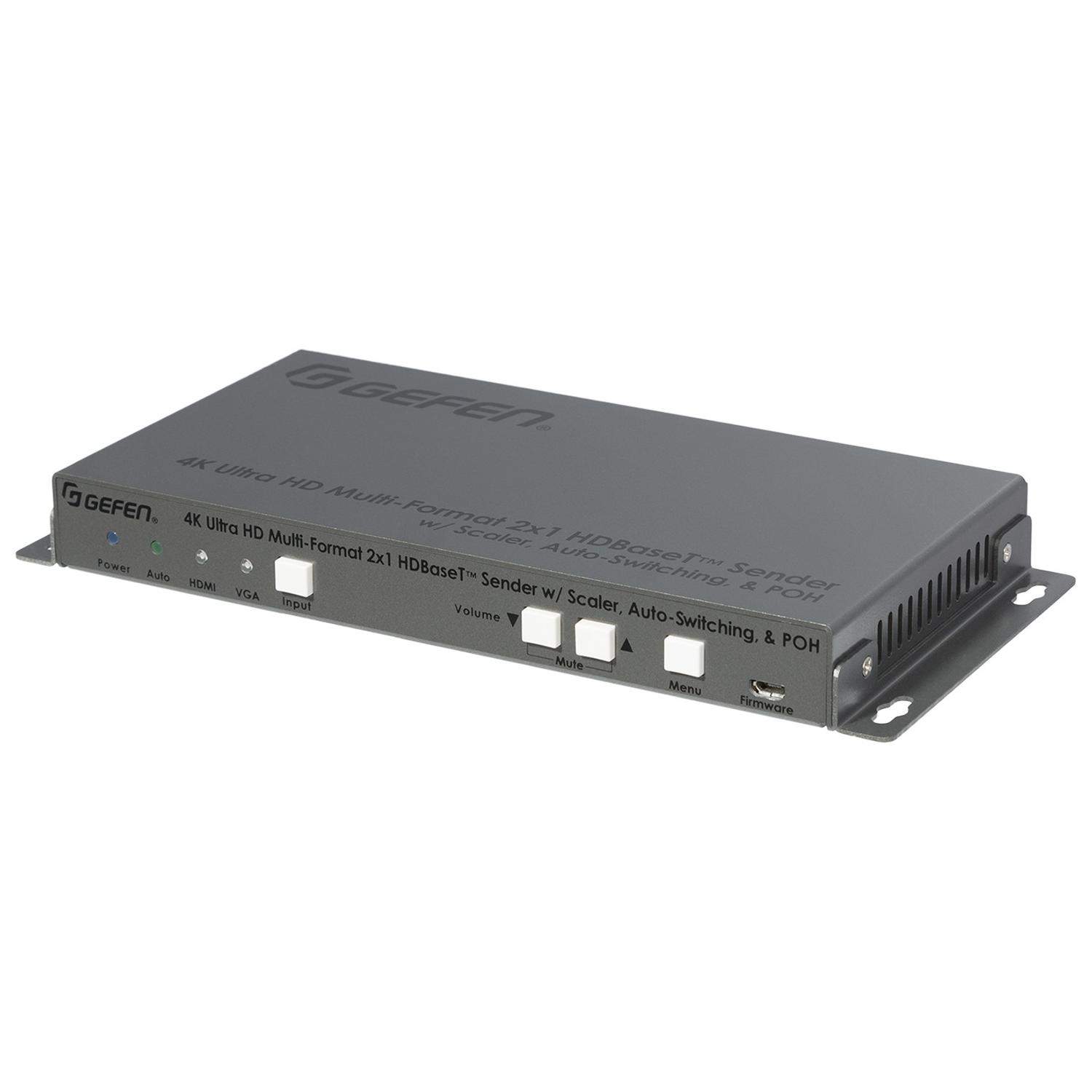 Gefen EXT-UHDV-HBTLS-TX | Nadajnik HDBaseT 4K, HDMI, VGA, skaler, auto switcher, POH Gefen - 1
