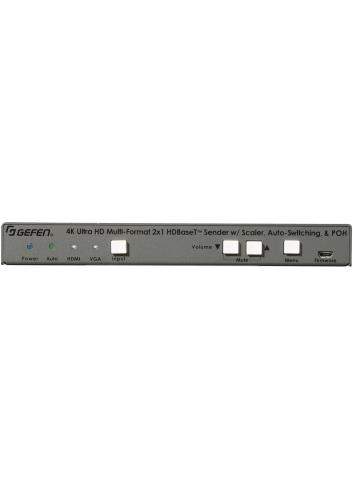 Gefen EXT-UHDV-HBTLS-TX | Nadajnik HDBaseT 4K, HDMI, VGA, skaler, auto switcher, POH Gefen - 4