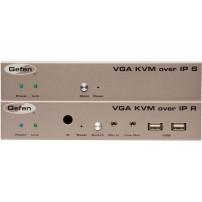 Gefen EXT-VGAKVM-LANRX | Odbiornik do systemu dystrybucji VGA, USB, RS-232, IR, 2-kierunkowego audio przez LAN, KVM over IP Gefe
