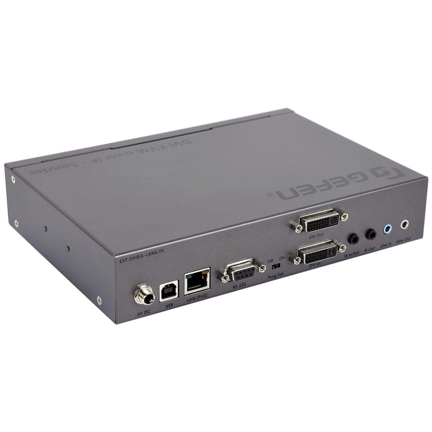 Gefen EXT-DVIKA-LANS-TX | Nadajnik do systemu dystrybucji DVI, USB, RS-232, IR, 2-CH audio przez LAN, KVM over IP Gefen - 2