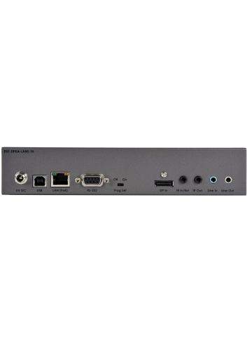 Gefen EXT-DPKA-LANS-TX | Nadajnik do systemu dystrybucji DisplayPort 4K, USB, RS-232, IR, 2-CH audio przez LAN, KVM over IP Gefe