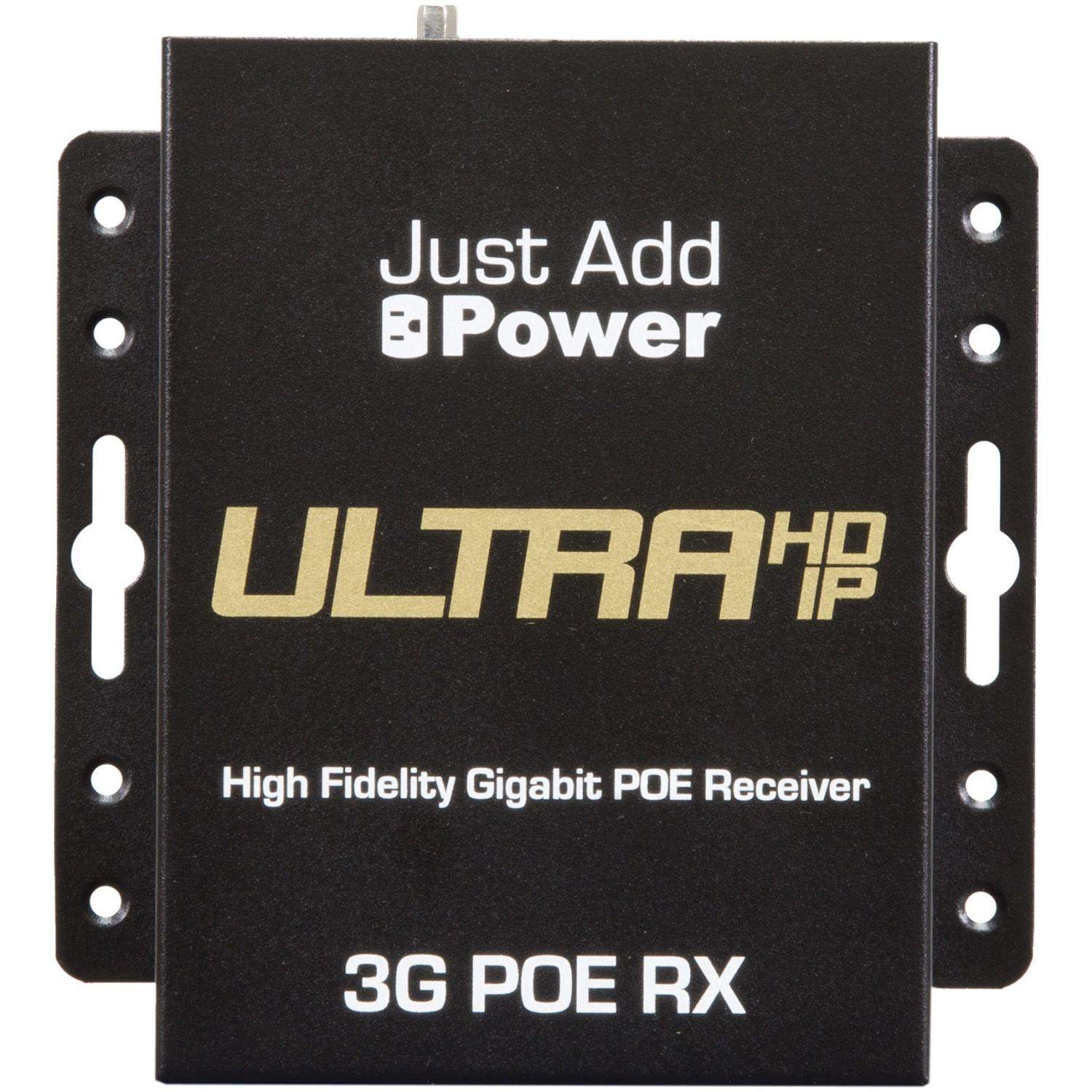 Just Add Power VBS-HDIP-508POE | Odbiornik audio i wideo, Ultra HD over IP, PoE, 3G, 4K Just Add Power - 1