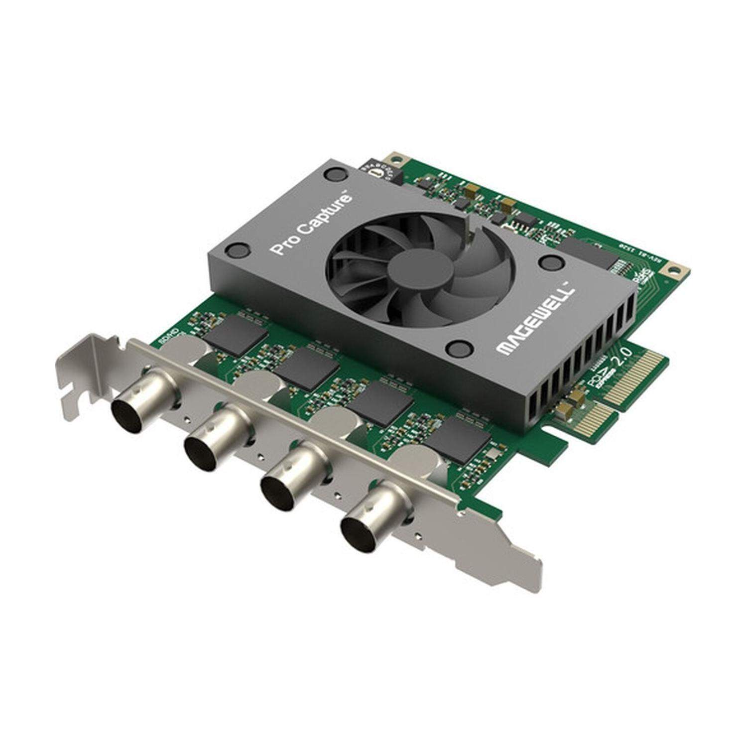 Magewell Pro Capture Quad SDI (11090) | Wewnętrzna karta przechwytująca PCIe (Gen2 x4), x4 SDI In (BNC) Magewell - 1