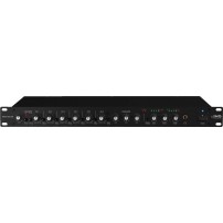 IMG Stageline MMX-602/SW | Analogowy mikser audio, 6-kanałowy, Rack 19", 1U, 3-punktowa korekcja IMG Stageline - 1