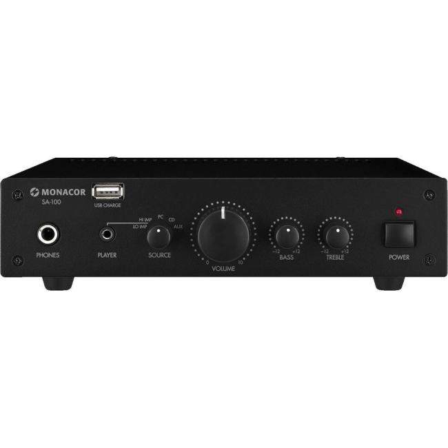 Monacor SA-100 | Wzmacniacz stereo 50W RMS Monacor - 1