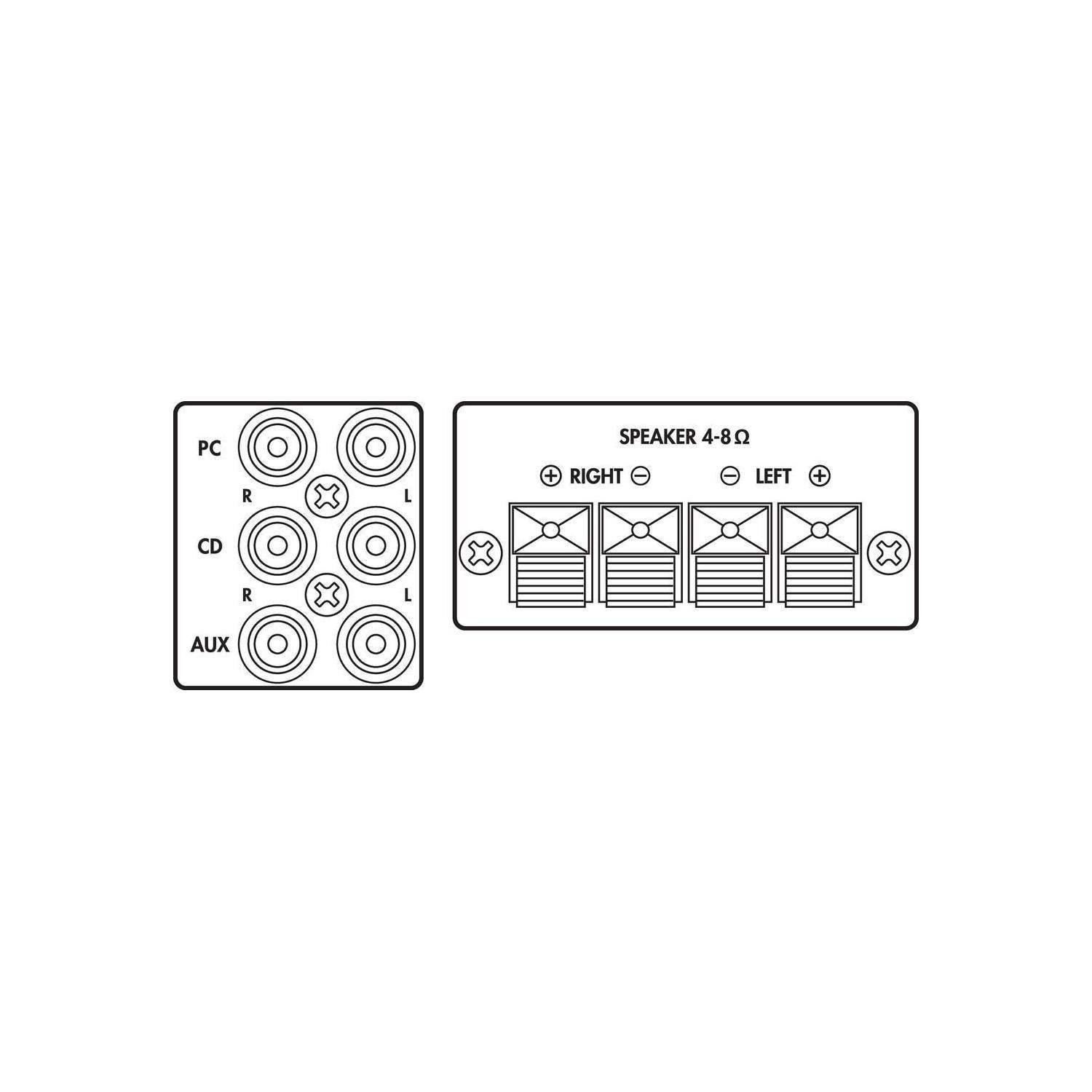 Monacor SA-100 | Wzmacniacz stereo 50W RMS Monacor - 3