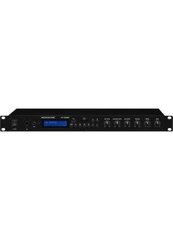 Monacor SA-130DMP | Wzmacniacz stereo 140W RMS z odtwarzaczem USB FM Bluetooth Monacor - 1