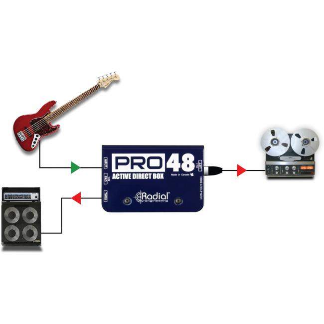 Radial Pro 48 | Aktywny DI-Box, Active Direct Box Radial Engineering - 6