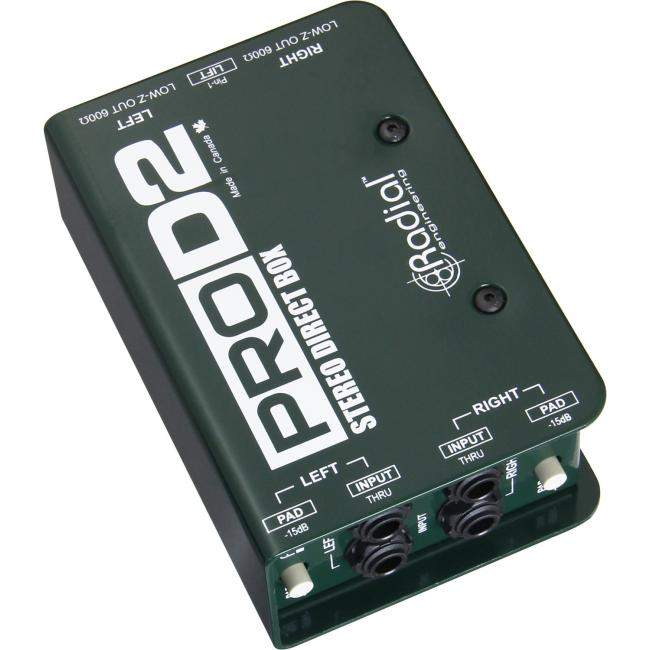 Radial Pro D2 | Pasywny DI-Box, Stereo Passive Direct Box Radial Engineering - 2
