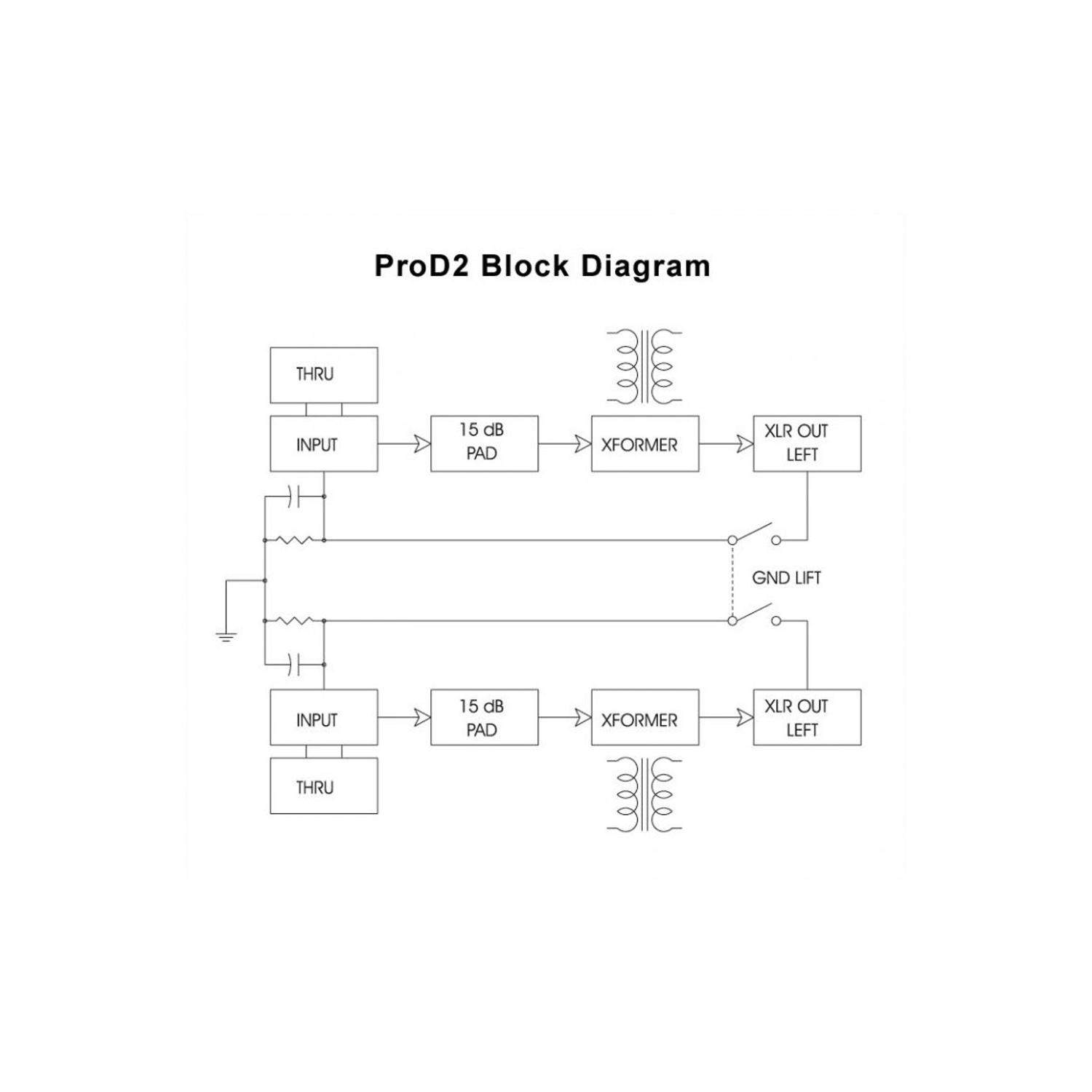 Radial Pro D2 | Pasywny DI-Box, Stereo Passive Direct Box Radial Engineering - 6