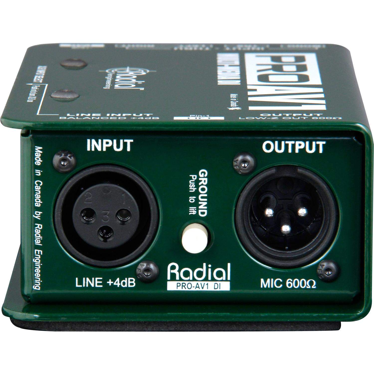 Radial Pro AV1 | Pasywny DI-Box, Passive Direct Box Radial Engineering - 4