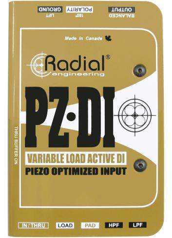 Radial PZ-DI Piezo Orchestral Instrument Direct Box | Aktywny DI-Box