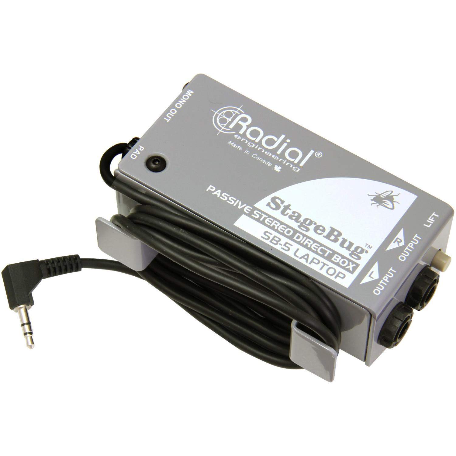 Radial SB-5 | Pasywny DI-Box, Stereo Laptop Direct Box Radial Engineering - 2