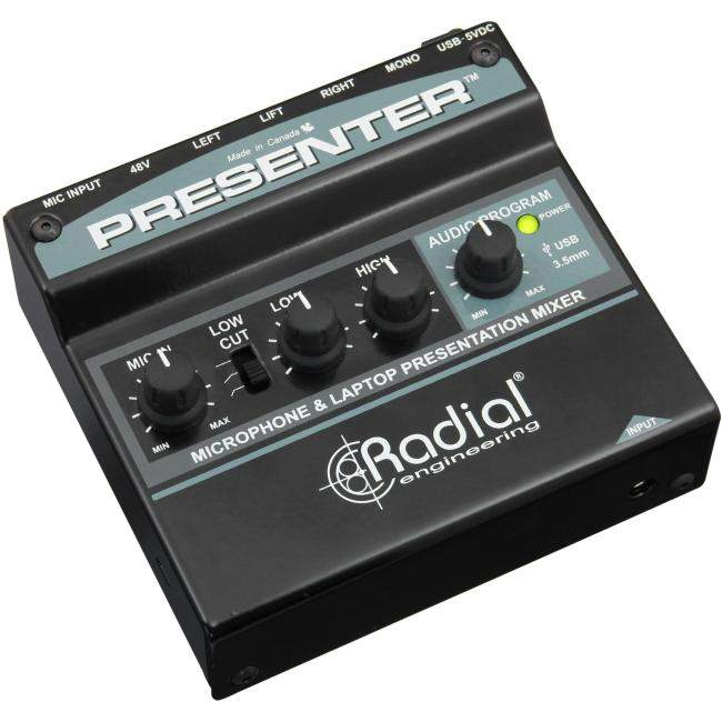 Radial Presenter | Mikser audio dla prezentacji, interfejs USB Radial Engineering - 3