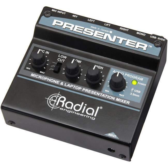 Radial Presenter | Mikser audio dla prezentacji, interfejs USB Radial Engineering - 4