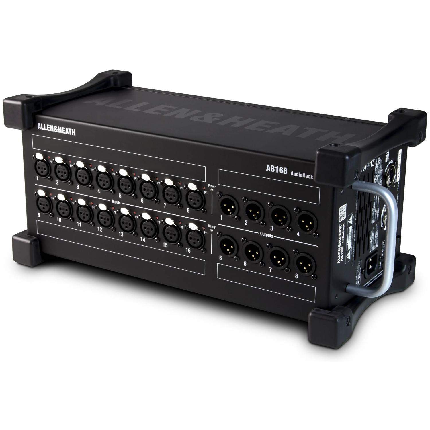 Allen & Heath AB168 | Stagebox sieciowy AB1608 dla mikserów SQ, QU, GLD, audio rack 16/8, Allen & Heath - 1