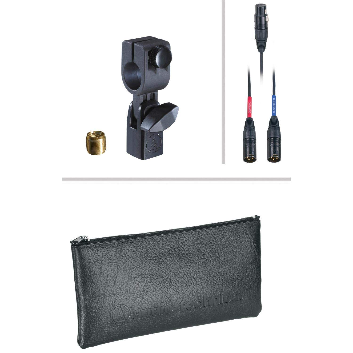 Audio-Technica AE2500 | Dwu-przetwornikowy instrumentalny mikrofon dynamiczny o charakterystyce kardioidalnej Audio-Technica - 4