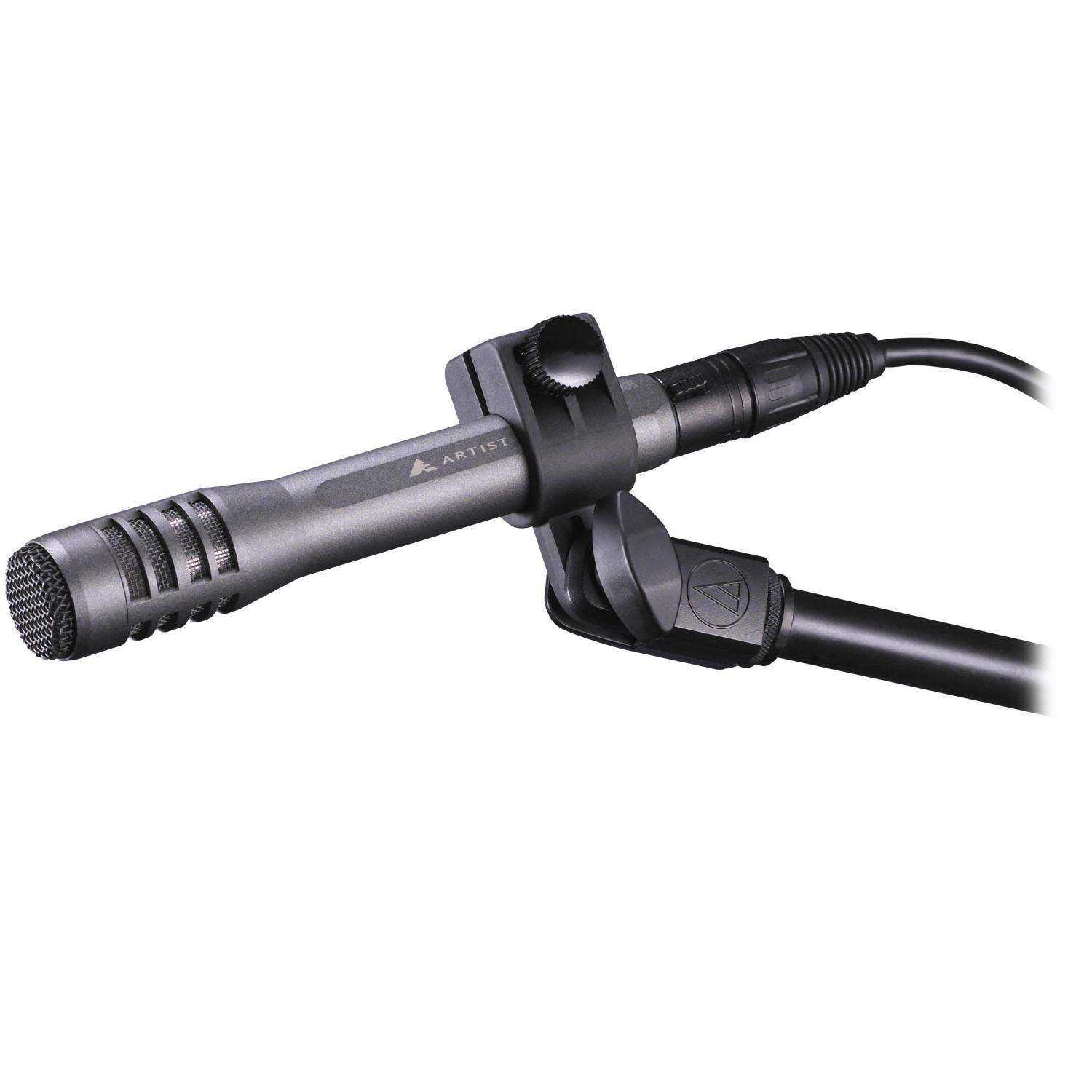 Audio-Technica AE5100 | Mikrofon pojemnościowy do instrumentów perkusyjnych, smyczkowych czy gitary akustycznej, kardioida Audio