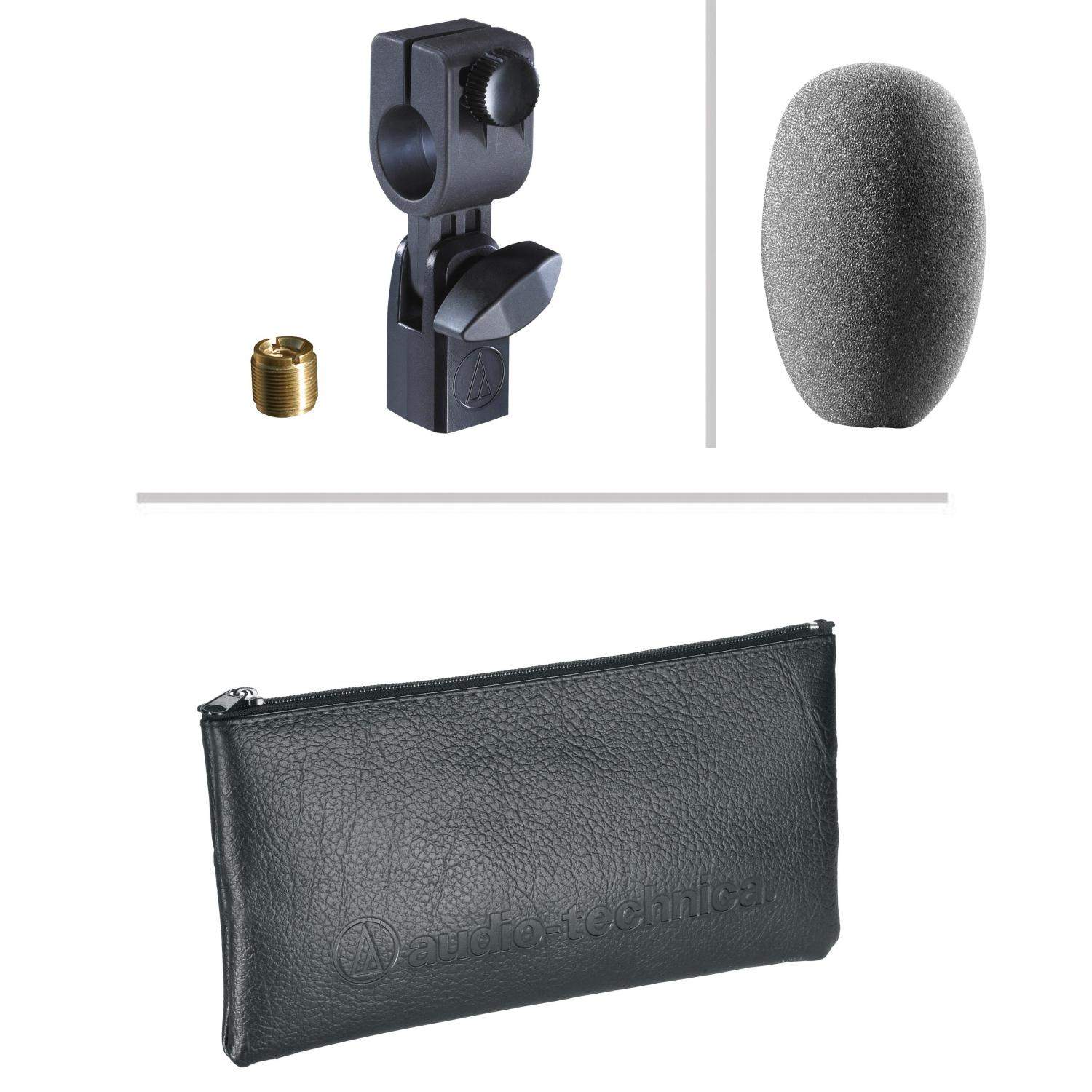 Audio-Technica AE5100 | Mikrofon pojemnościowy do instrumentów perkusyjnych, smyczkowych czy gitary akustycznej, kardioida Audio