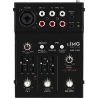 IMG Stageline MMX-11USB | Miniaturowy 2-kanałowy analogowy mikser audio z interfejsem USB, Phantom +20V IMG Stageline - 1