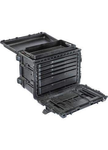 Peli 4500-0420-110E | Profesjonalna walizka narzędziowa na kółkach, wym. zewn. 60 x 37 x 45 cm, MIL 0450 STD