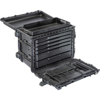 Peli 4500-0420-110E | Profesjonalna walizka narzędziowa na kółkach, wym. zewn. 60 x 37 x 45 cm, MIL 0450 STD