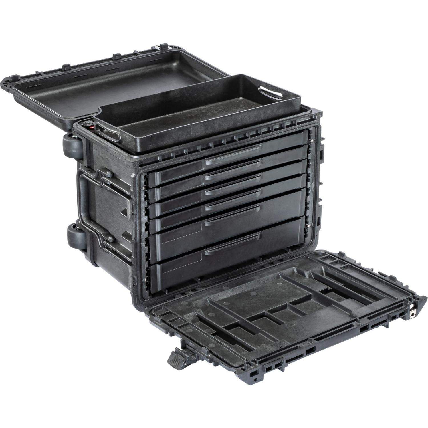 Peli 4500-0420-110E | Profesjonalna walizka narzędziowa na kółkach, wym. zewn. 60 x 37 x 45 cm, MIL 0450 STD