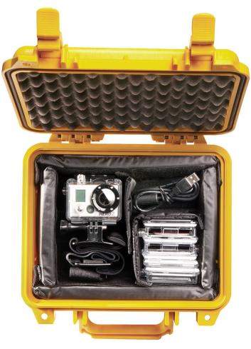 Peli 1200 Protector Case | Walizka z gąbką wew 23x18x10cm żółta Peli - 3