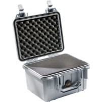 Peli 1300 Protector Case | Walizka z gąbką wew 23x17x15cm srebrna Peli - 2