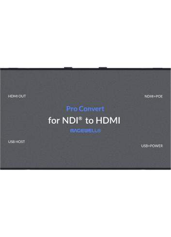 Magewell Pro Convert for NDI to HDMI (64100) | Dekoder NDI, H.264, H.265, RTSP, HTTP, HLS, RTMP Pull/Push, MPEG-TS Magewell - 5