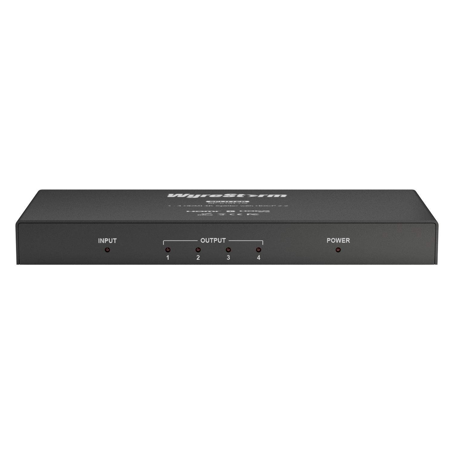Wyrestorm SP-0104-H2 | 1:4 4K HDR HDMI Splitter with HDCP 2.2 and EDID management Wyrestorm - 1