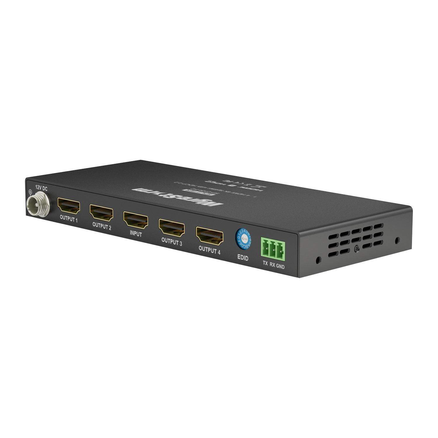 Wyrestorm SP-0104-H2 | 1:4 4K HDR HDMI Splitter with HDCP 2.2 and EDID management Wyrestorm - 4