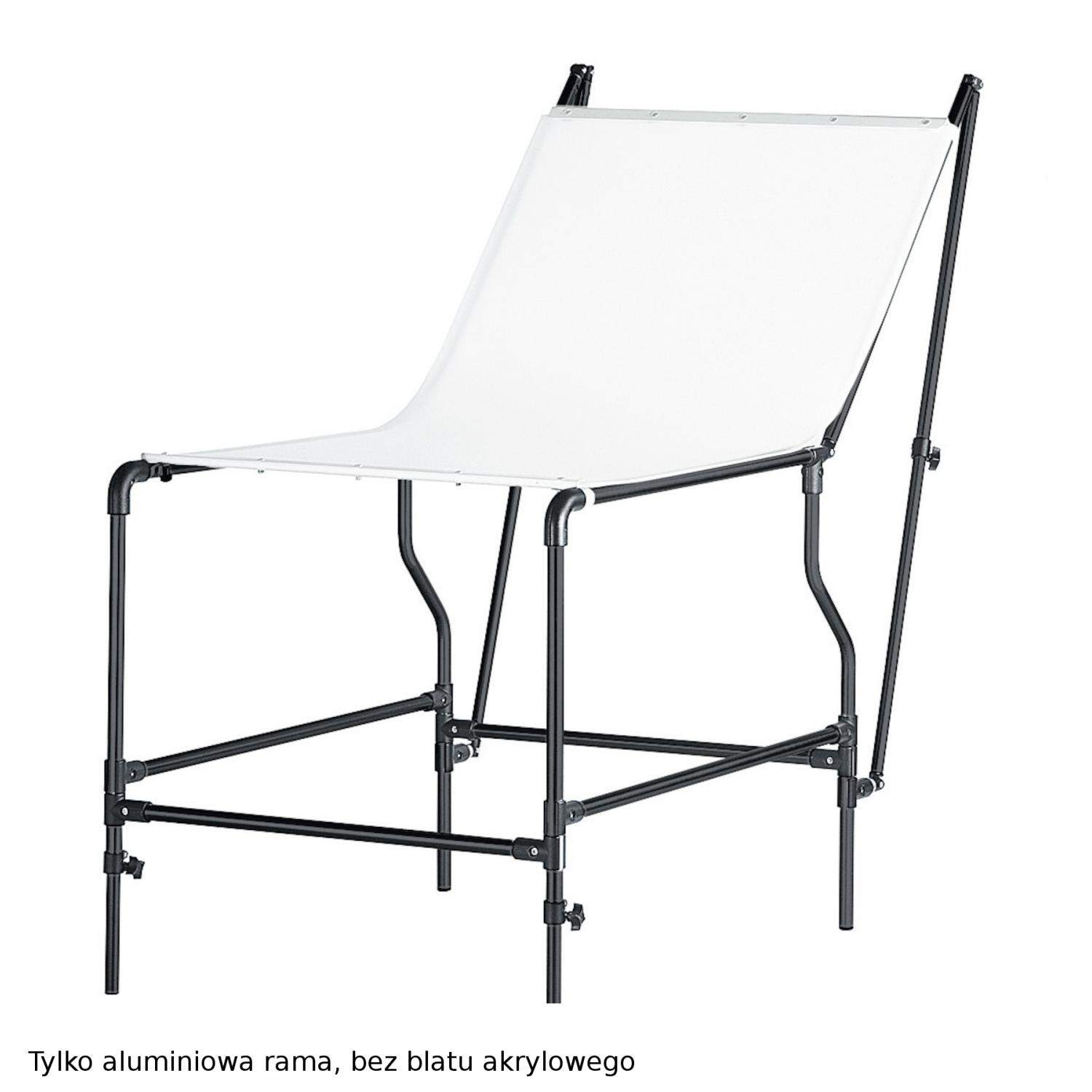 Manfrotto 320PSLB | Stolik bezcieniowy bez płyty perspex, czarny, 1.5 x 0.8 m Manfrotto - 1
