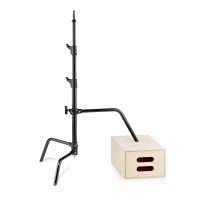 Avenger A2018LCB (C-Stand 18) | Stalowy statyw oświetleniowy C Stand z przesuwną nogą, wysokość do 175 cm, udźwig do 8 kg Avenge