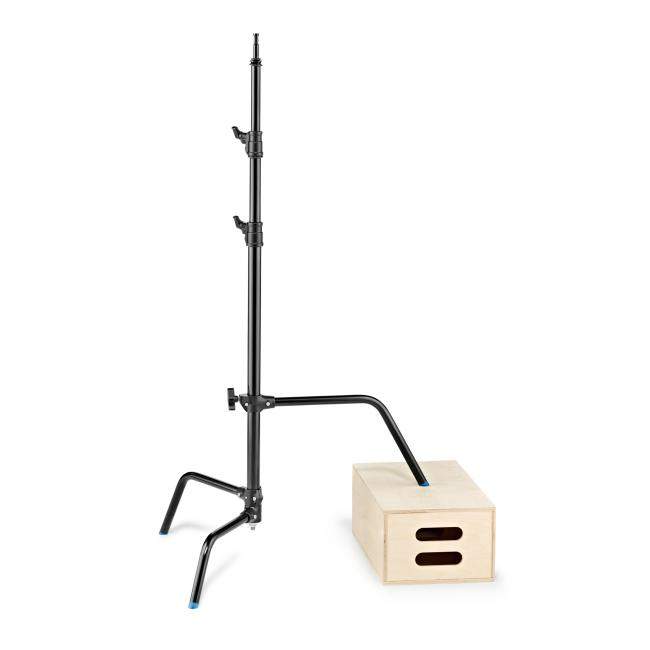 Avenger A2025LCB (C-Stand 25) | Stalowy statyw oświetleniowy C Stand z przesuwną nogą, wysokość do 253 cm, udźwig do 10 kg Aveng