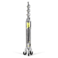 Avenger B150 (Strato Safe Crank Up) | Stalowy statyw oświetleniowy z kółkami i hamulcami, wysokość do 610 cm, udźwig do 70 kg Av
