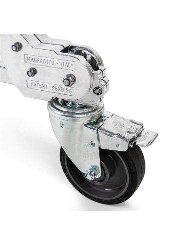 Avenger B150 (Strato Safe Crank Up) | Stalowy statyw oświetleniowy z kółkami i hamulcami, wysokość do 610 cm, udźwig do 70 kg Av