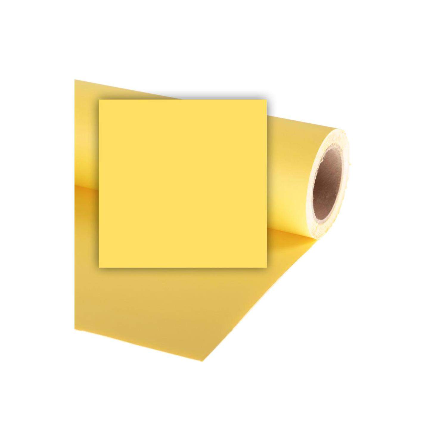 Colorama LL CO516 | Tło kartonowe, Dandelion / Sulphur, żółte, 1.35 x 11 m Colorama - 1