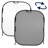 Lastolite LL LB56GW | Tło tkaninowe, składane, dwustronne, Plain, White/ Grey, białe/ szare, 1.5 x 1.8 m Lastolite - 1