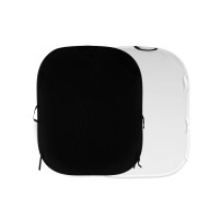 Lastolite LL LB5921 | Tło tkaninowe, składane, dwustronne, Plain, Black / White, czarne / białe, 1.8 x 2.1 m Lastolite - 1