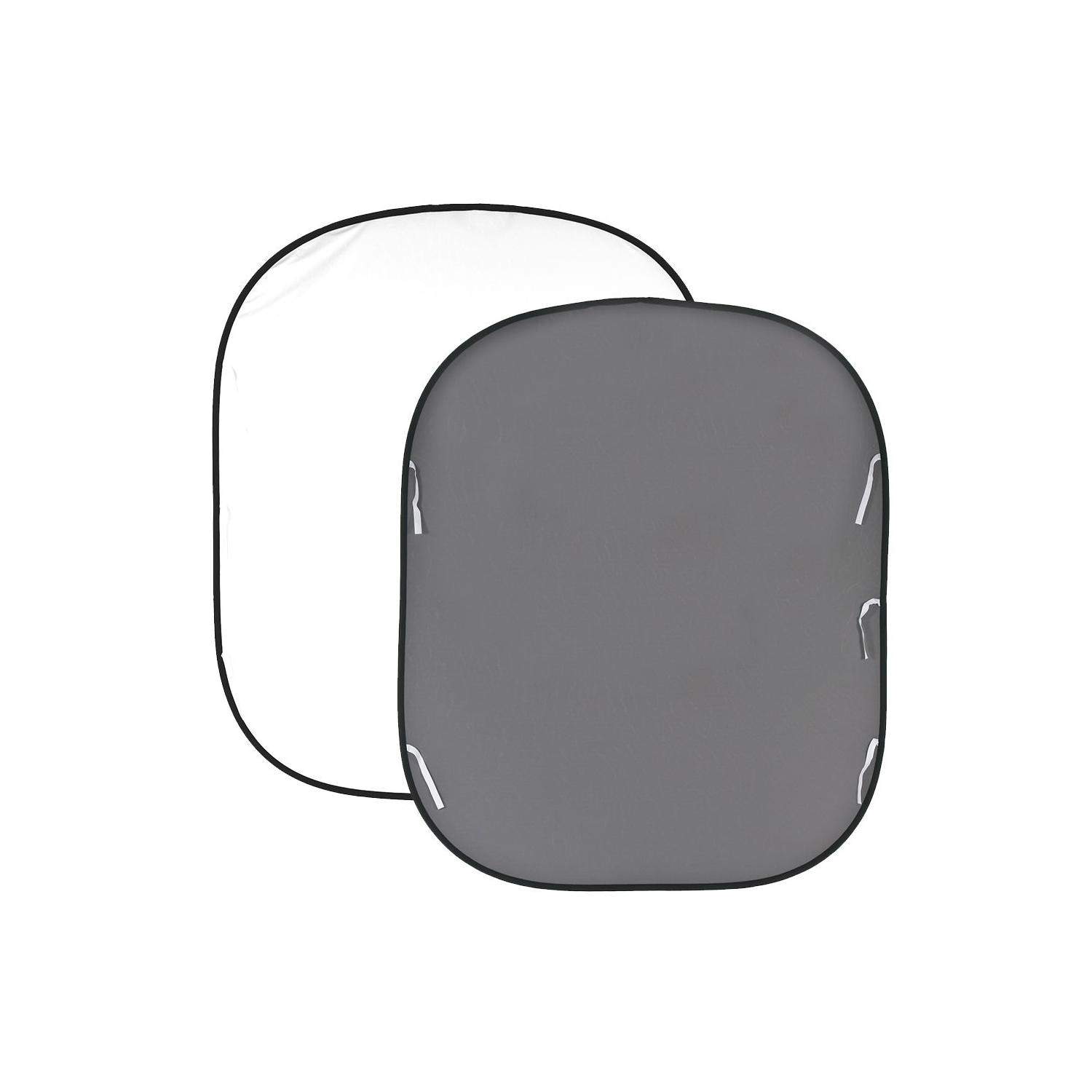 Lastolite LL LB67GW | Tło tkaninowe, składane, dwustronne, Plain, Gray / White, szare / białe, 1.8 x 2.1 m Lastolite - 1