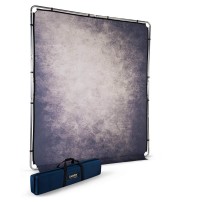 Lastolite LL LB7928 | Tło tkaninowe z ramą EzyFrame, Vintage Smoke, szare, 2 x 2.3m Lastolite - 2