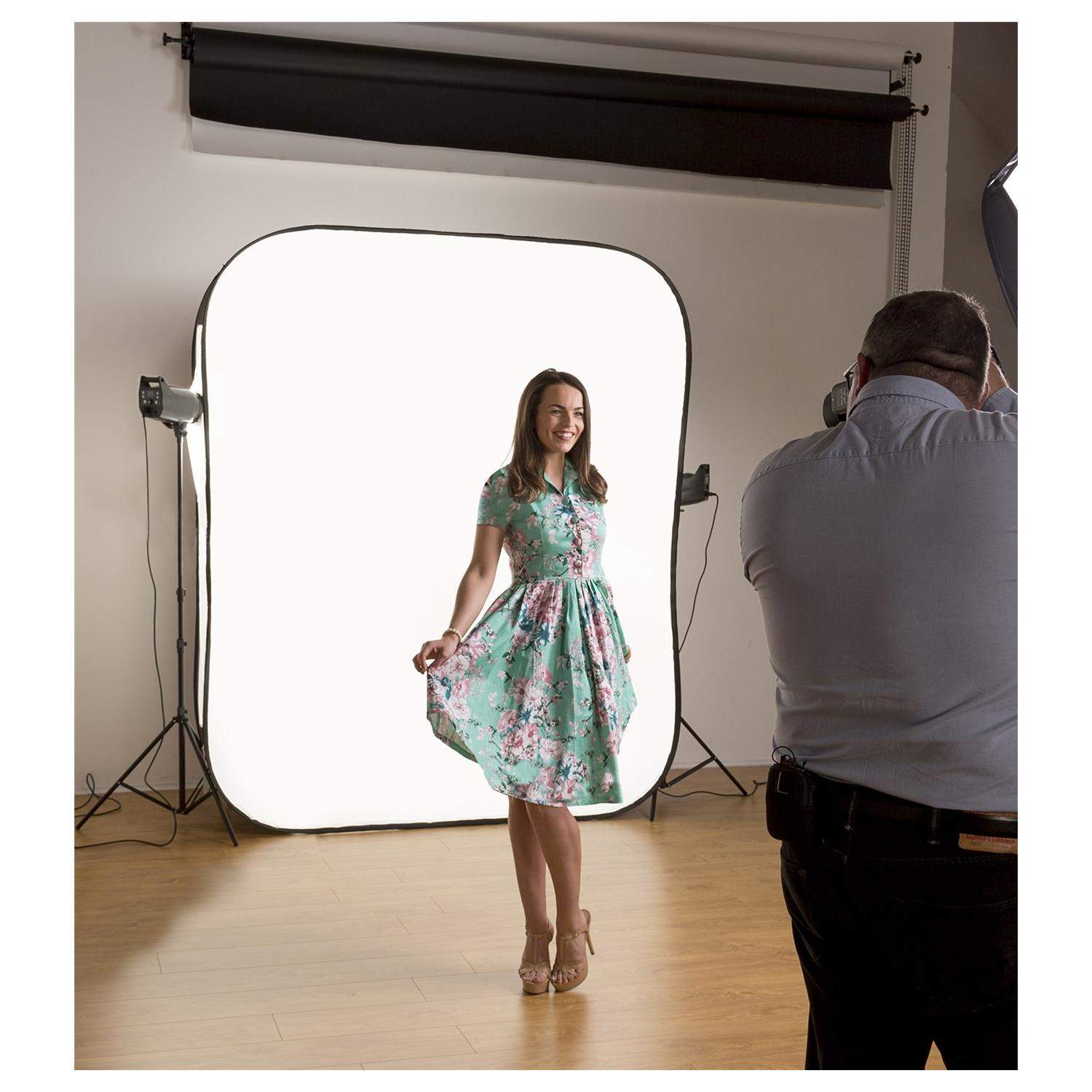 Lastolite LL LB8878 | Tło tkaninowe / softboks HiLite z ramą, białe, 2.5 x 2.1 m Lastolite - 3