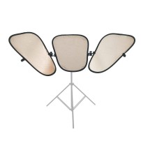 Lastolite LL LR2933 | Zestaw Triflector MKII z ramą i 3 panelami Sunfire / Silver Lastolite - 1