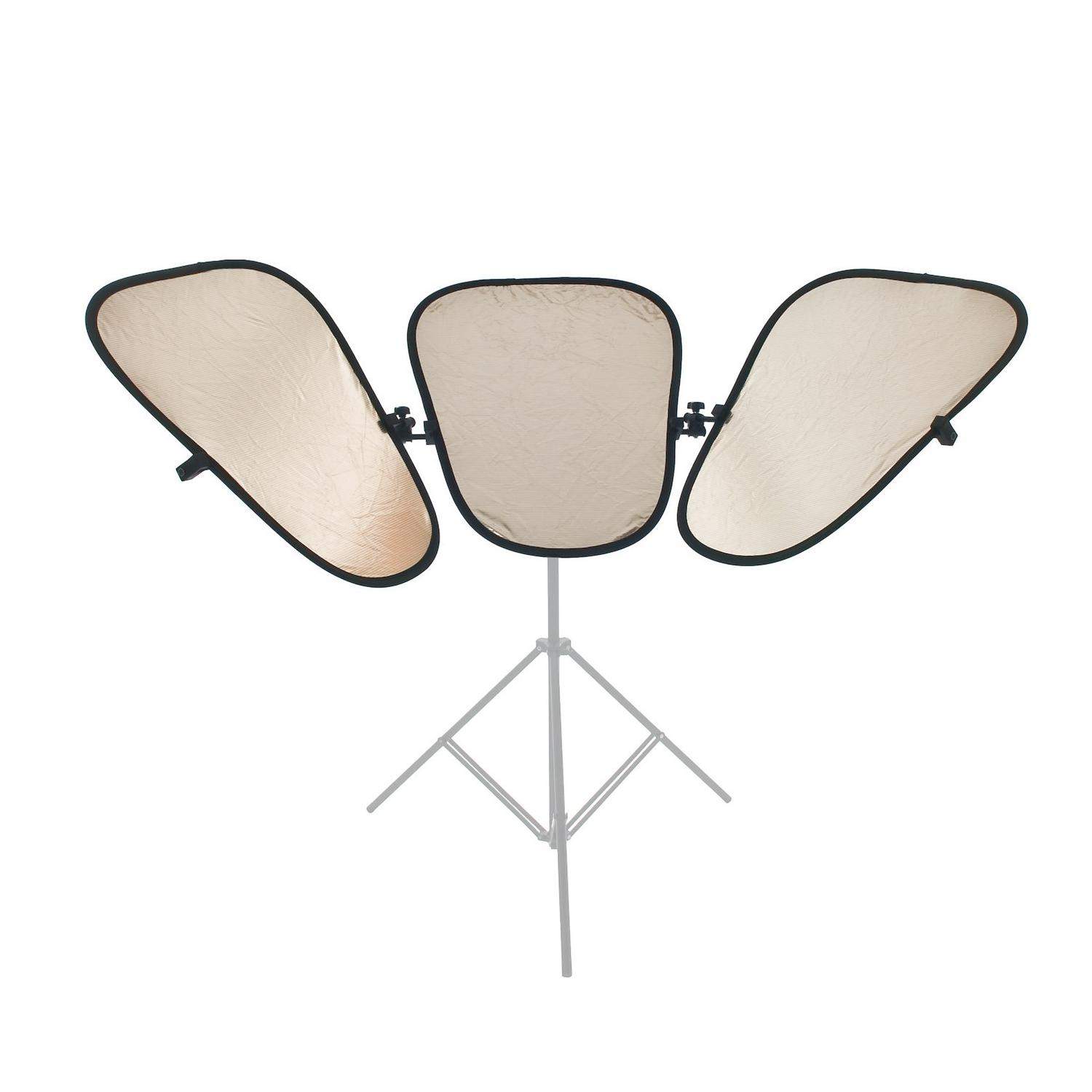 Lastolite LL LR2933 | Zestaw Triflector MKII z ramą i 3 panelami Sunfire / Silver Lastolite - 1